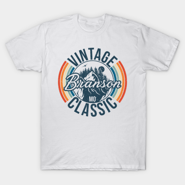 I Love Branson Missouri Retro Vintage Classic TShirt For Men TShirt